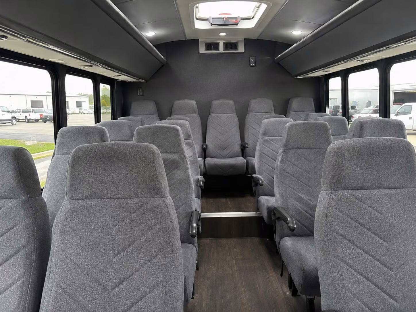 20 passenger minibus interior