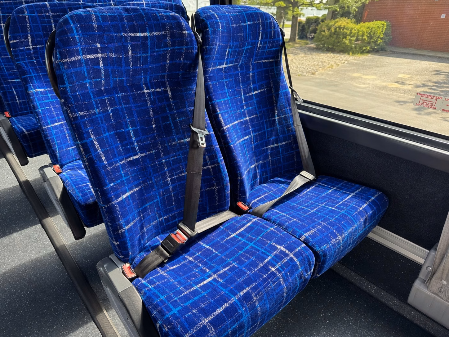 56 passenger charter bus interior