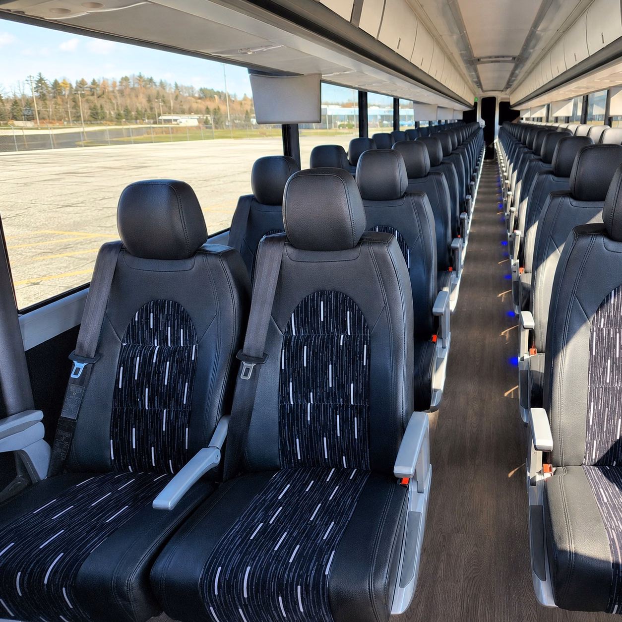 bringing out of town wedding guests into the treasure valley on one comfortable bus