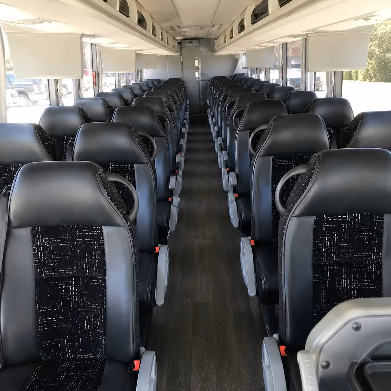 meridian charter bus inside